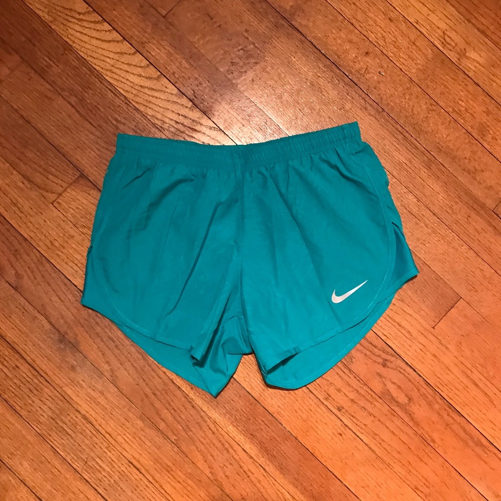 Turquoise Nike Running Shorts